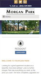 Mobile Screenshot of morganparkapts.com